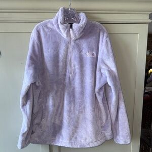 The North Face - Lilac Fleece Half-Zip Jacket – XXL – Fast Shipping!